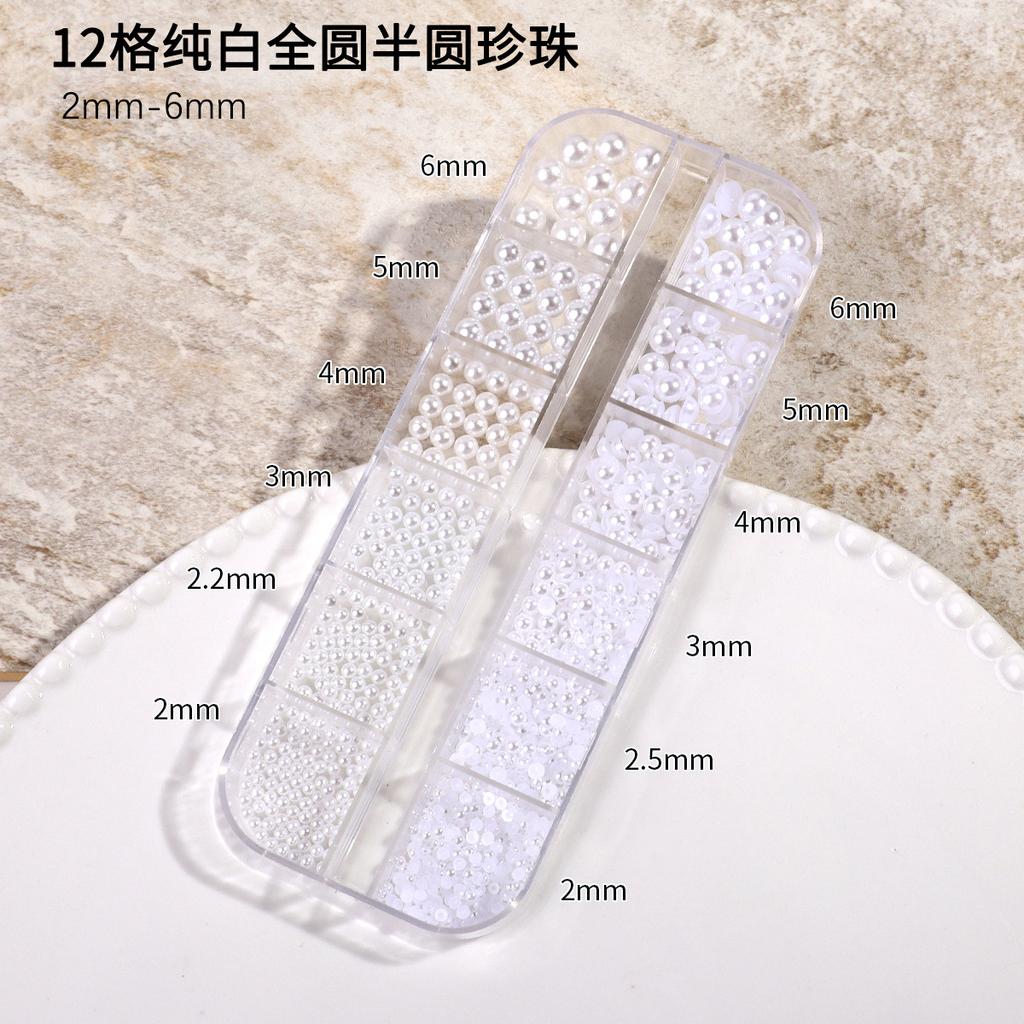 Японский маникюр с плоским дном, Чисто-бежевый жемчужный, Полукруглый, Полнокруглый хайлайт, Не отслаивается, Не выцветает, Аксессуары для ногтей