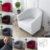 1 Pcs Single Sofa Cover Club Sofa Covers for Living Room Elastic Armchair Protector Cover Solid Color Spandex for Home Hotel