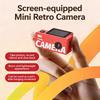 Мини Камера-Брелок Magecam Цифровая Камера 0.96 Дюйма Камера-Брелок Ретро Поддержка Карты Памяти 1080P Очень Маленькая Видеокамера Видеорегистратор со Вспышкой