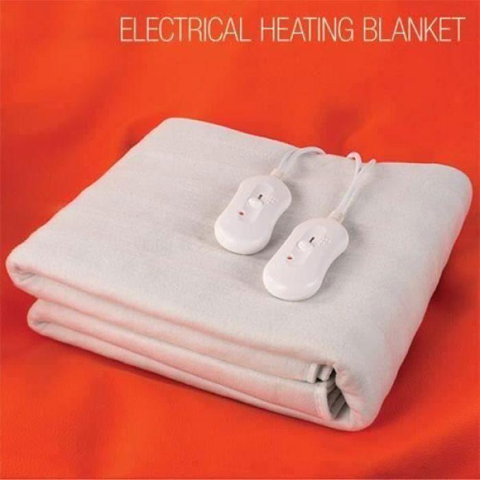 Couverture Chauffante - CELLUSTOP - Lit Double - 160 x 140 cm - Électrique - Intérieur