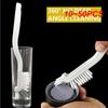 10~50PCS Cup Cleaning Brush Labor-saving And Practical Right Angle Brush Head White 30g Household Daily Necessities