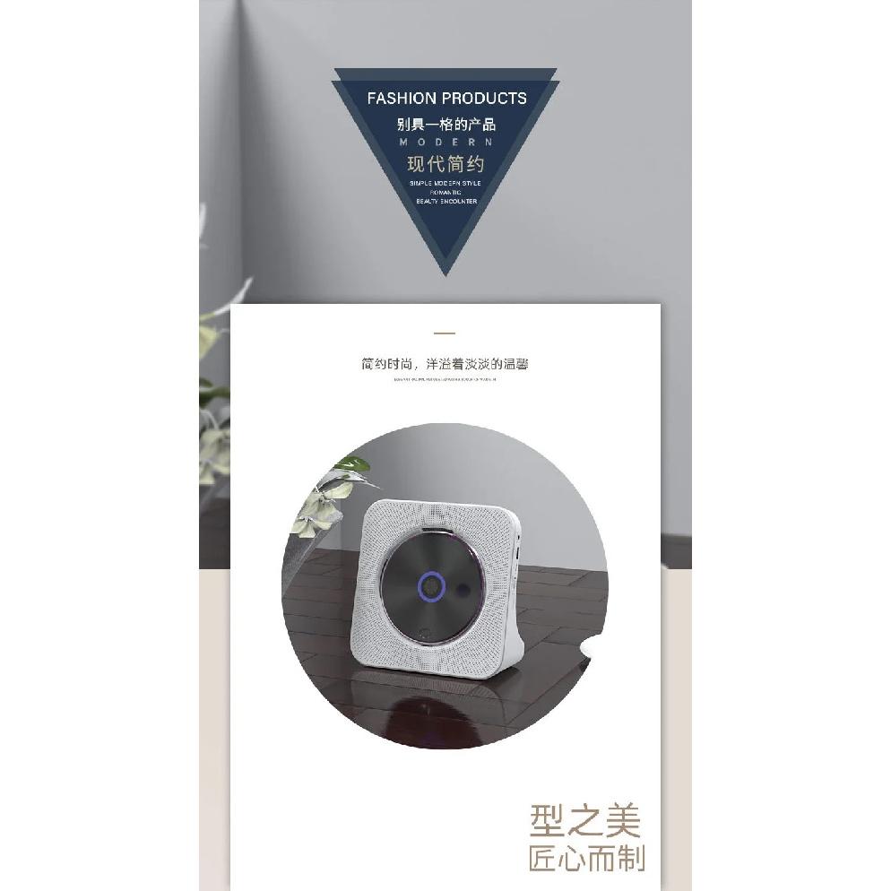 AlbumCDRetro gift music player, English Bluetooth music disc, portable and rechargeablecdMachine Player