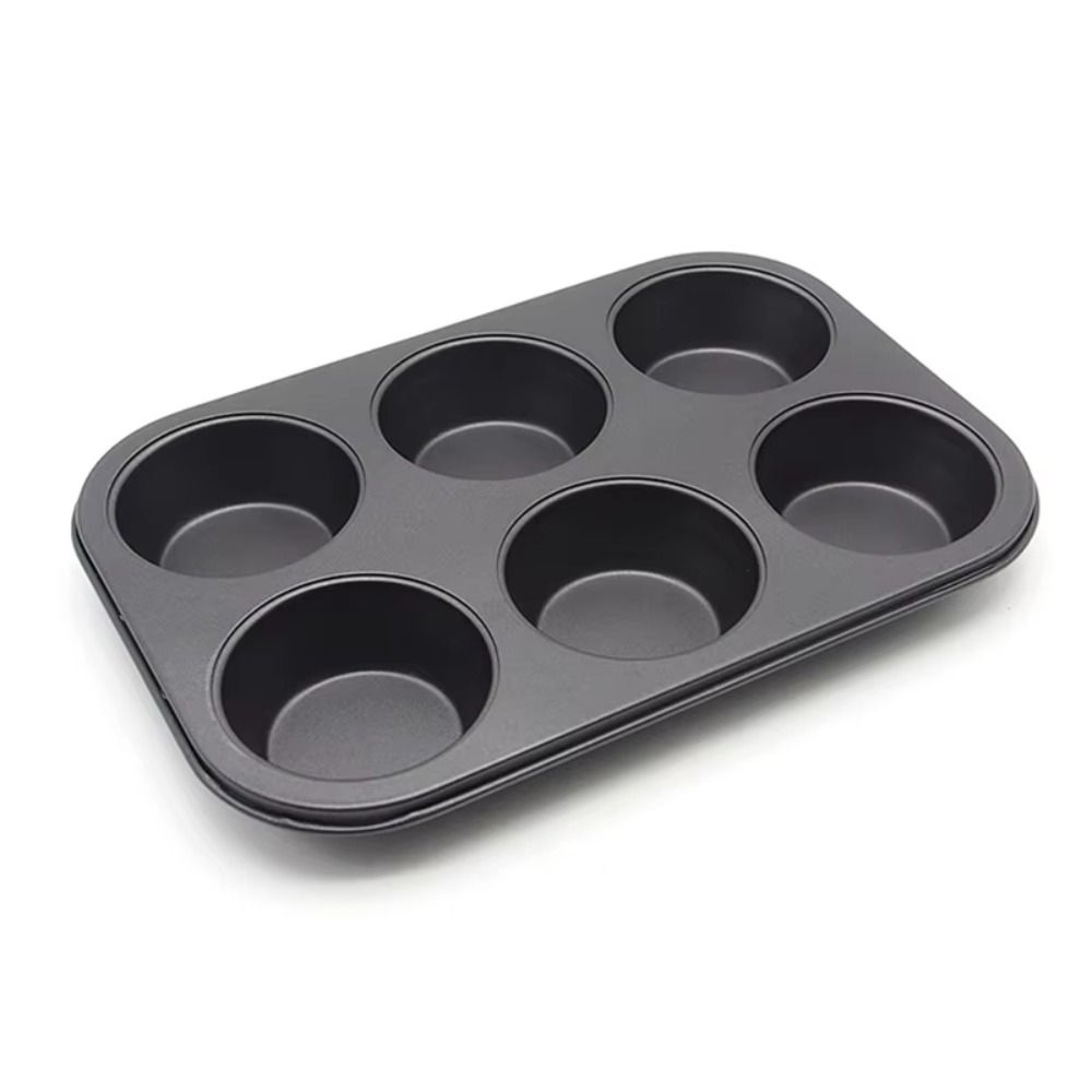 Форма для маффинов с антипригарным покрытием, форма для кексов из углеродистой стали, кухонный инструмент для выпечки, форма для чизкейка, пекарня