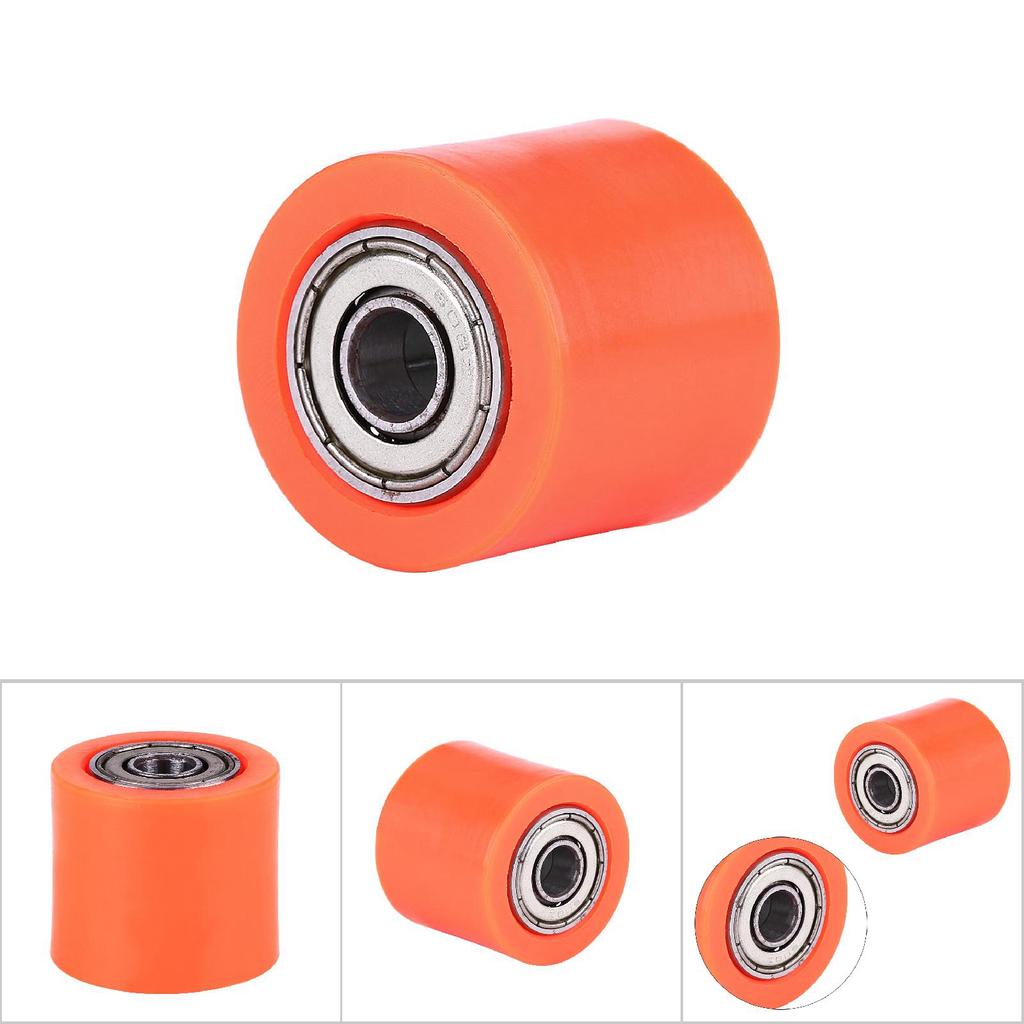 8 мм универсальный ролик цепи натяжитель ролика направляющая колеса для мотоцикла Dirt Bike Enduro оранжевый