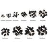 10pcs Plastic DIY Tool Bear Buttons DIY Doll Noses Safety Noses Parts Oval Nose Dolls Accessories