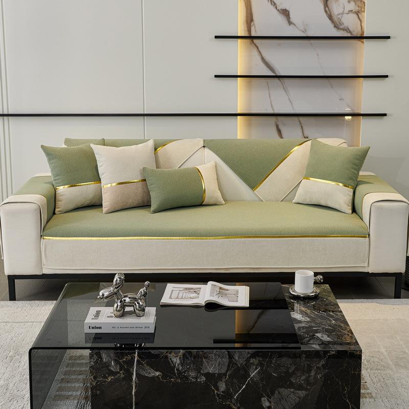 Four Seasons Universal Sofa Cushion New Chenier Sofa Cushion Light Luxury Premium Sofa Cover