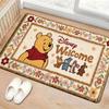 MINISO Welcome Mat Doormat Featuring Winnie Cartoon Living Room Bedroom Bathroom Ideal for Party Decorations and Gifts Doormat