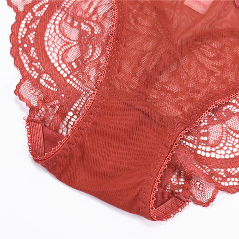 DKGEA Женские трусики, сексуальное нижнее белье, прозрачные кружевные трусы больших размеров с низкой посадкой