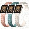 Leopard Silicone Strap for Apple Watch S9 Strap 49mm 44mm 40mm 45/41mm 42mm 38mm 44mm iWatch Series Sports Strap
