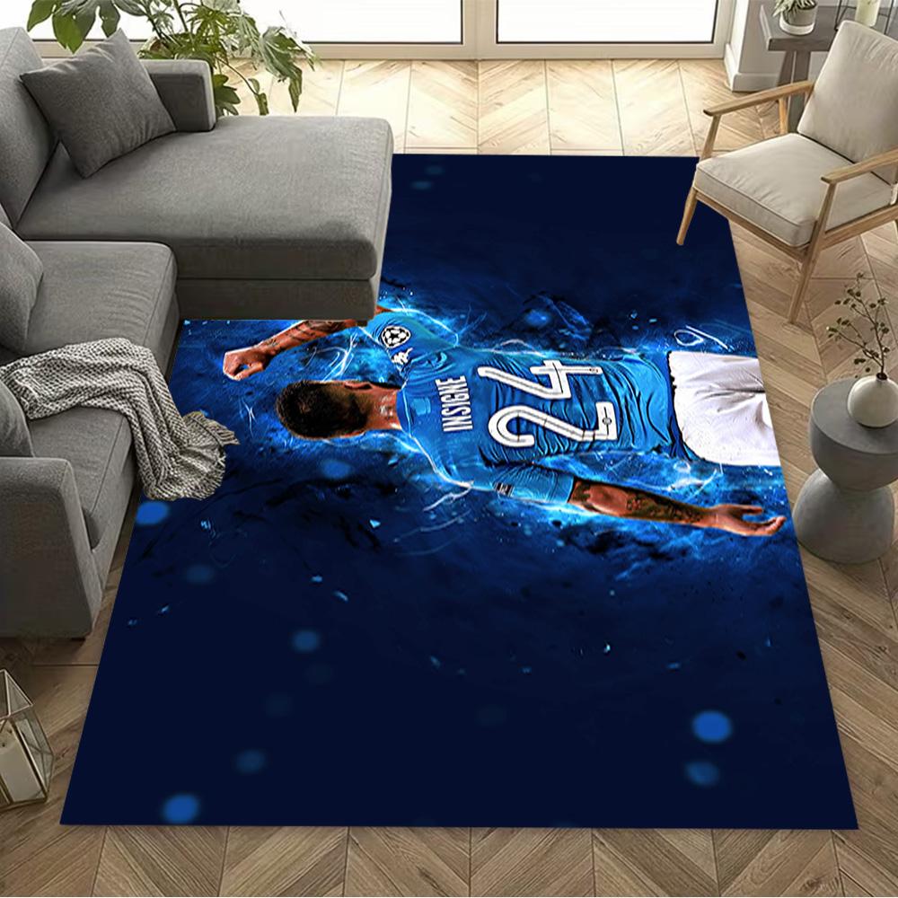 Karim Benzema's Flight Carpet Design for Balcony Hallway Playrooms Entryway Anti-slip Rug Decorate Offices Best for Christmas