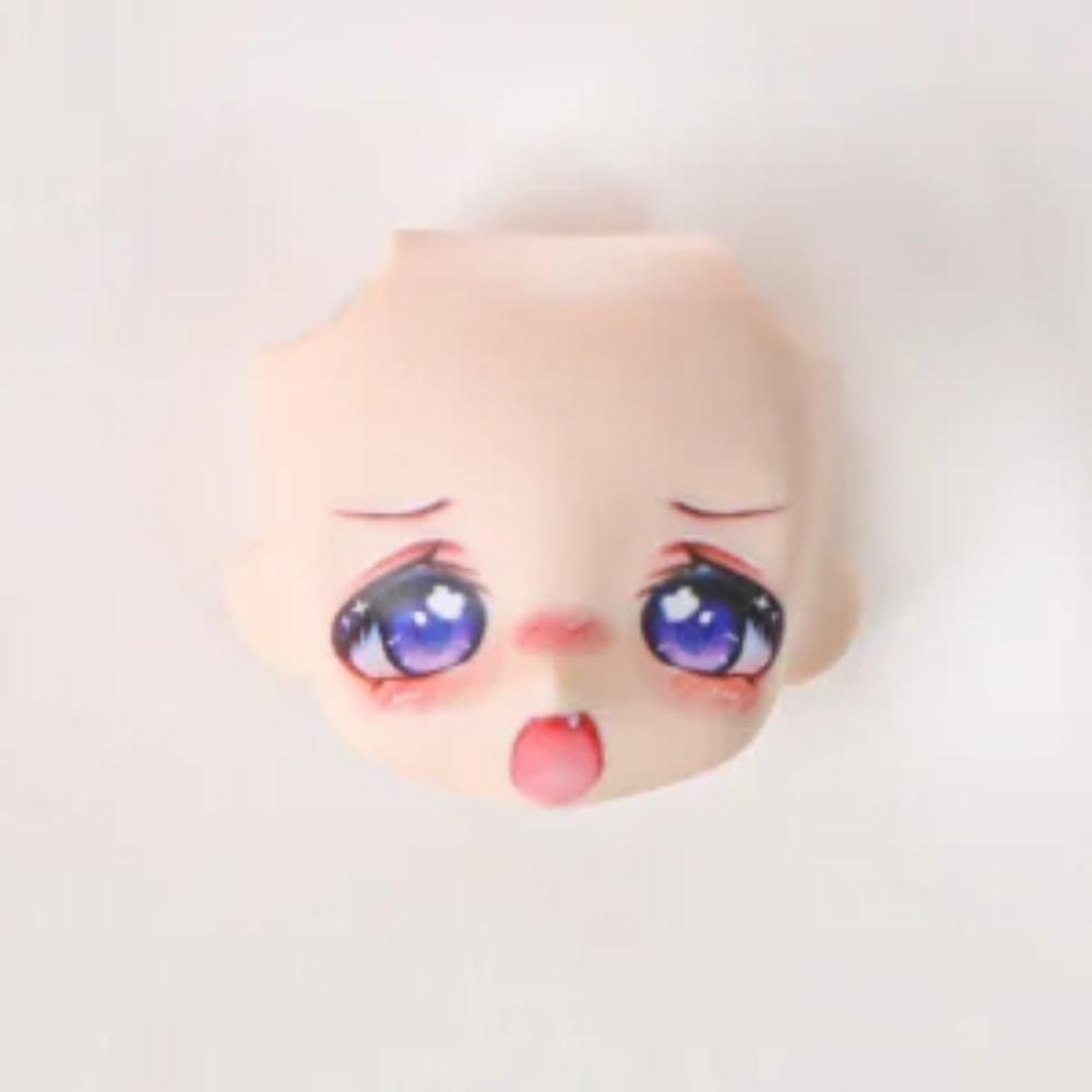 OB11 Кукольное Лицо 1/12 BJD Кукольное Лицо С 3D Аниме Наклейка Глаза Милые Меняющиеся Лица Для GSC Головы DIY Аксессуары Для Девочки Подарочные Детские Игрушки