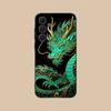 Fashion Chinese Dragon Phone Case For Samsung S25,24,21,22,23,20,S30,Ultra,Plus,Fe,Lite,Note,5G Black Soft