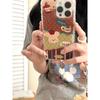 Fun Argyle Polka Dot Cartoon Dog Case for iPhone 16ProMax/15/14/17