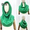 Winter Wool Knitting Scarf Women Men Solid Color Dual Use Shawl Scarf Twist Texture Versatile Warm Hat Scarf