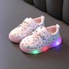 2021 Spring/Autumn Children's Starry Sky Light-up Shoes - Girls' Cute LED Fashion