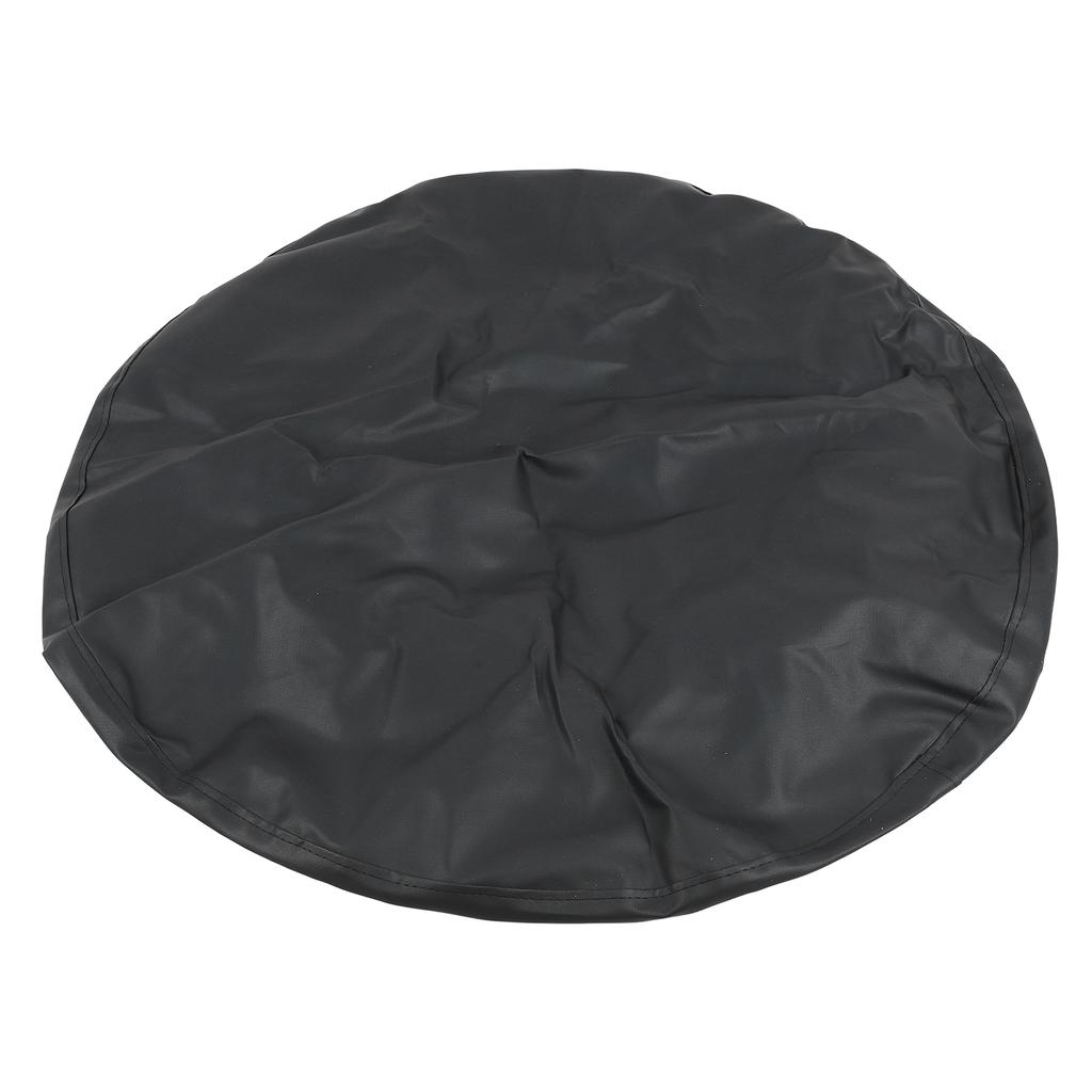 15-дюймовый Защитный чехол для шин Кожа ПВХ Водонепроницаемый Износостойкий Черный Чехол для запасного колеса для большинства автомобилей