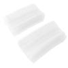 100Pcs PET Wax Melt Clamshell Tools Transparent Plastic Melt Trays  For Valentine Day