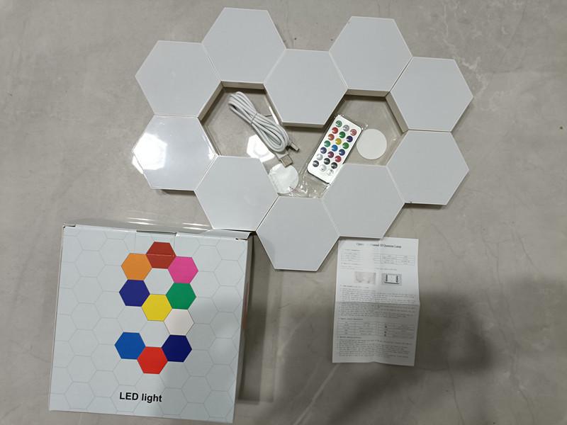 2021 RGB LED Цветная Сотовая Декоративная Настенная Лампа