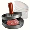 1 Non-Stick Burger Press - Home Kitchen Easy Manual Pie Maker - Perfect Breakfast Pancake Molds