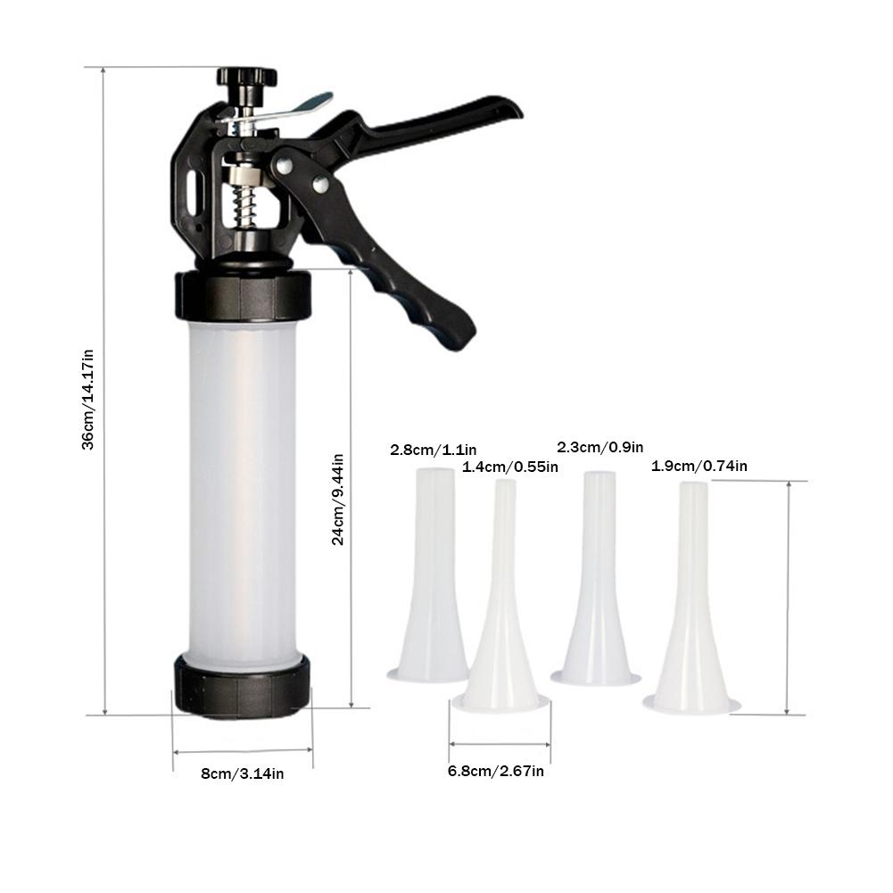 Manual Sausage Stuffing Machine Homemade Sausage Stuffer Sausage Meat Fillers Syringe Manual Meat Injector Tools Kitchen Gadgets