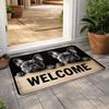Water-absorbing Beagle Floor Mat 40*60cm Bedroom Door Rug Creativity Foot Mat  Home Decor
