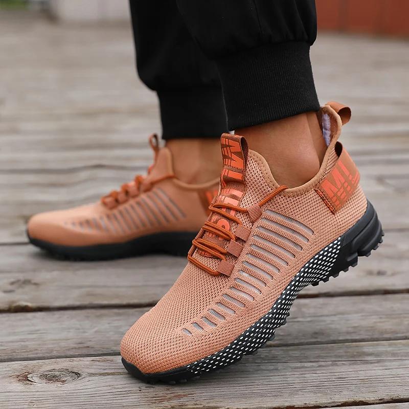 Male Sneakers Summer Tennis Class Flat Shoes Comfortable Anti Slip Running Trend Breathable Mesh Shoes Zapatillas Hombre