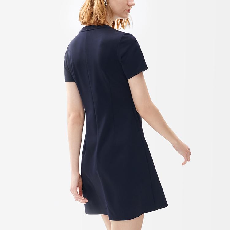 New FILA Short Sleeved Dresses Women's Legend Blue F11W227306F-NV