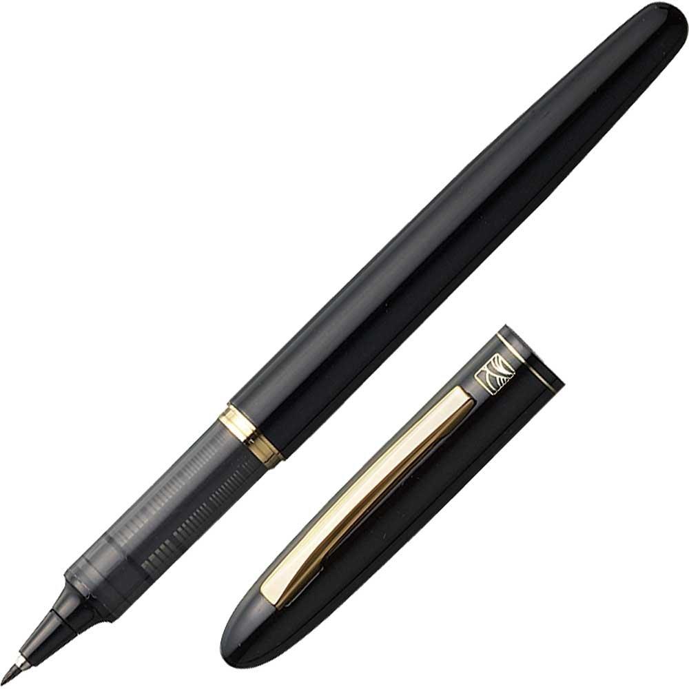 Kuretake Letter Black Barrel Pen, Refillable, ER186-010