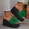 Fashion Women Platform Slippers 2024 New Summer Beach Wedges Sandals Fashion Slippers Women High Heel Slides Women Zapatos De Mujer