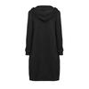 Loose Zip Long Cardigan Jacket Women's Hooded Sweatshirt Long Coat With Pocket