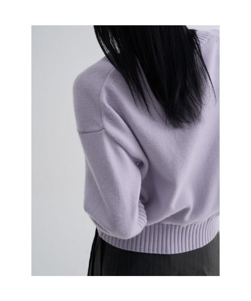 8SECONDS Shallow V-Neck Pullover Lavender
