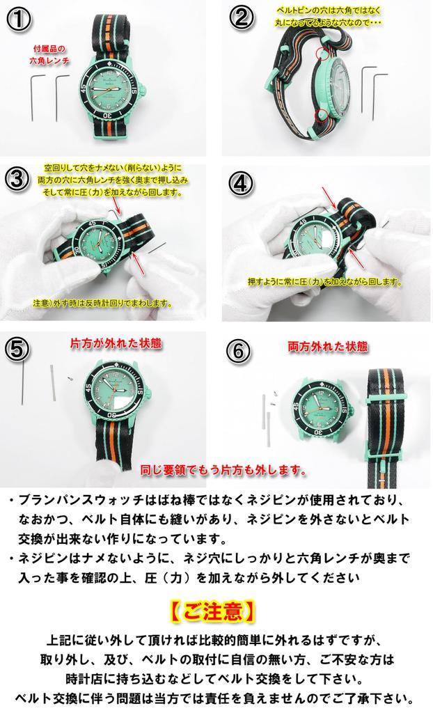 Эксклюзивный резиновый ремешок BLANCPAIN x Swatch с двойными линиями (Черный/Черные линии)