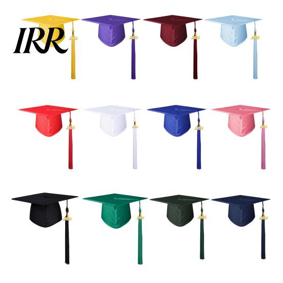 Multipurpose Graduation Cap Matte with 2026 Tassel Adjustable Elastic Unisex Elementary School for High Middle College Ceremony