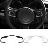 Декоративная накладка на рулевое колесо автомобиля, подходящая для Jaguar XF XFL F-Pace F-TYPE 2016-автомобильный интерьер