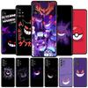 Case For Samsung Galaxy A52 A12 A32 A51 A21s A71 A13 A53 A22 A31 A72 A03 A02s A41 Black Phone Shell Funny Pokemon Gengar
