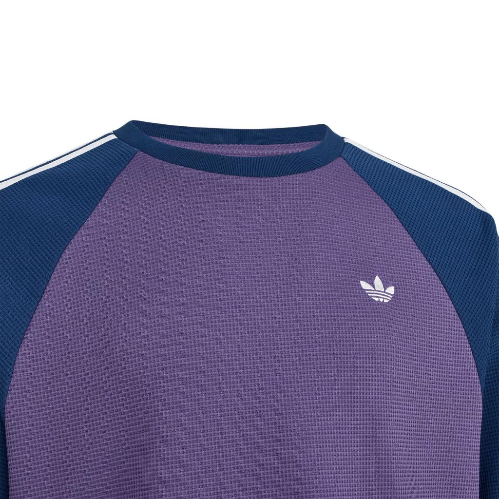 adidas Originals Свободная полосатая футболка с длинным рукавом Унисекс Топы KV8868