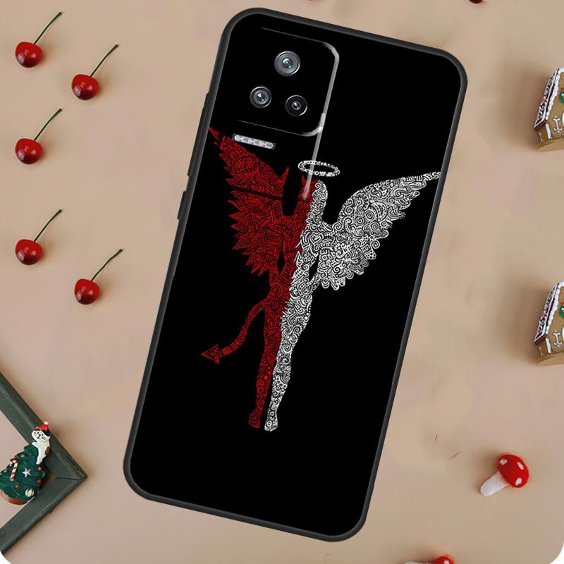 Devil Angel Case For Xiaomi 17 Pro Max 15 14 Ultra 13T 14T 15T Pro POCO F8 F7 F5 F6 X3 X5 X6 X7 Pro Cover