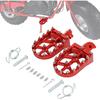Мини-байк Подножки CNC для CT200U CT200U-EX BT200X CT100U Mega Moto Trail 100cc 212cc 196cc Красные, Более Широкие Подножки в MX Стиле Подножка