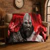 Ретро Игра God of War Кratos Фланелевое Одеяло Мягкое Теплое Плед для Спальни Гостиной Кровати Путешествий Кемпинга Пикника Подарок