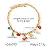 Christmas Series Jewelry Necklace Drip Oil Christmas Earrings Christmas Tree Bell Reindeer Pendant Titanium Steel Bracelet