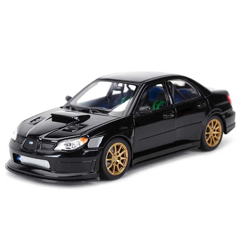 Модная распродажа 1 :24 Subaru Impreza Модель из сплава, Модель гоночного автомобиля с литьем под давлением, Изысканная коллекция, Лучший подарок, Бесплатная доставка
