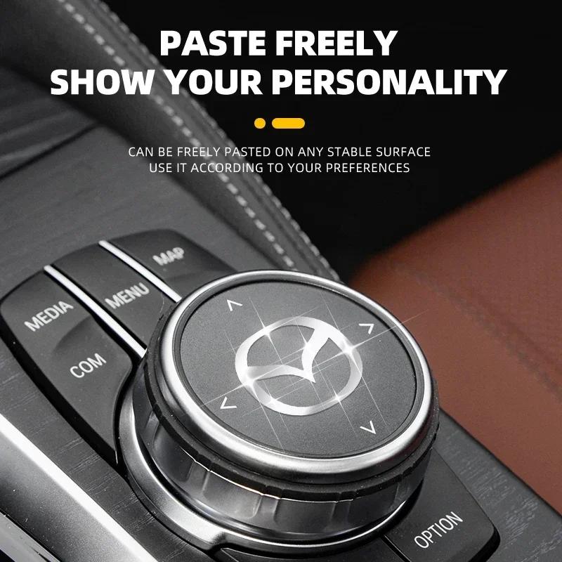 Металлический значок для автомобиля Наклейки для декора салона автомобиля Значки Авто Стайлинг Для Mazda 3 mx5 6 cx5 rx8 cx3 2 3 2020 mx5 nd Аксессуары