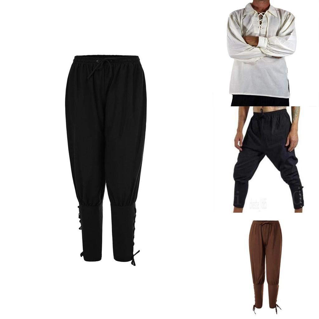 Хэллоуин Костюм Пирата Рыцаря Косплей Высококачественный Смесовый Хлопок И Лен Дышащий И Удобный Идеально Подходит Для Комик-кона И Вечеринок