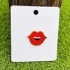 Mouth Shaped Lapel Pin Handmade Jackets Bag Backpack Badge Accessory Clothing Accessories for Elegant Women and Girls