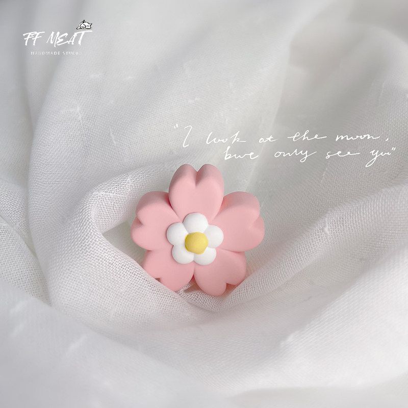 Car Air Freshener Cute Soft Marshmallow Bunny Butt Flower Cartoon Air Vent Dashboard Diffuser Decoration