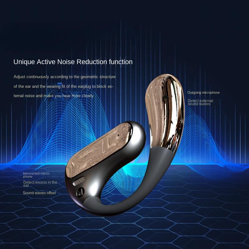 Не вставляйте в ухо Bluetooth-гарнитуру, беспроводные наушники без костной проводимости, ультра-длительный срок службы батареи, шумопоглощающие подвесные наушники
