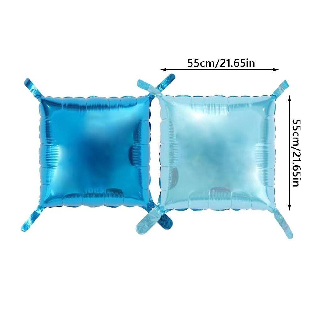 25 шт./набор Двусторонние воздушные шары Стена для фона Многоцветный набор гирлянд Задник из воздушных шаров Квадратные декоративные принадлежности