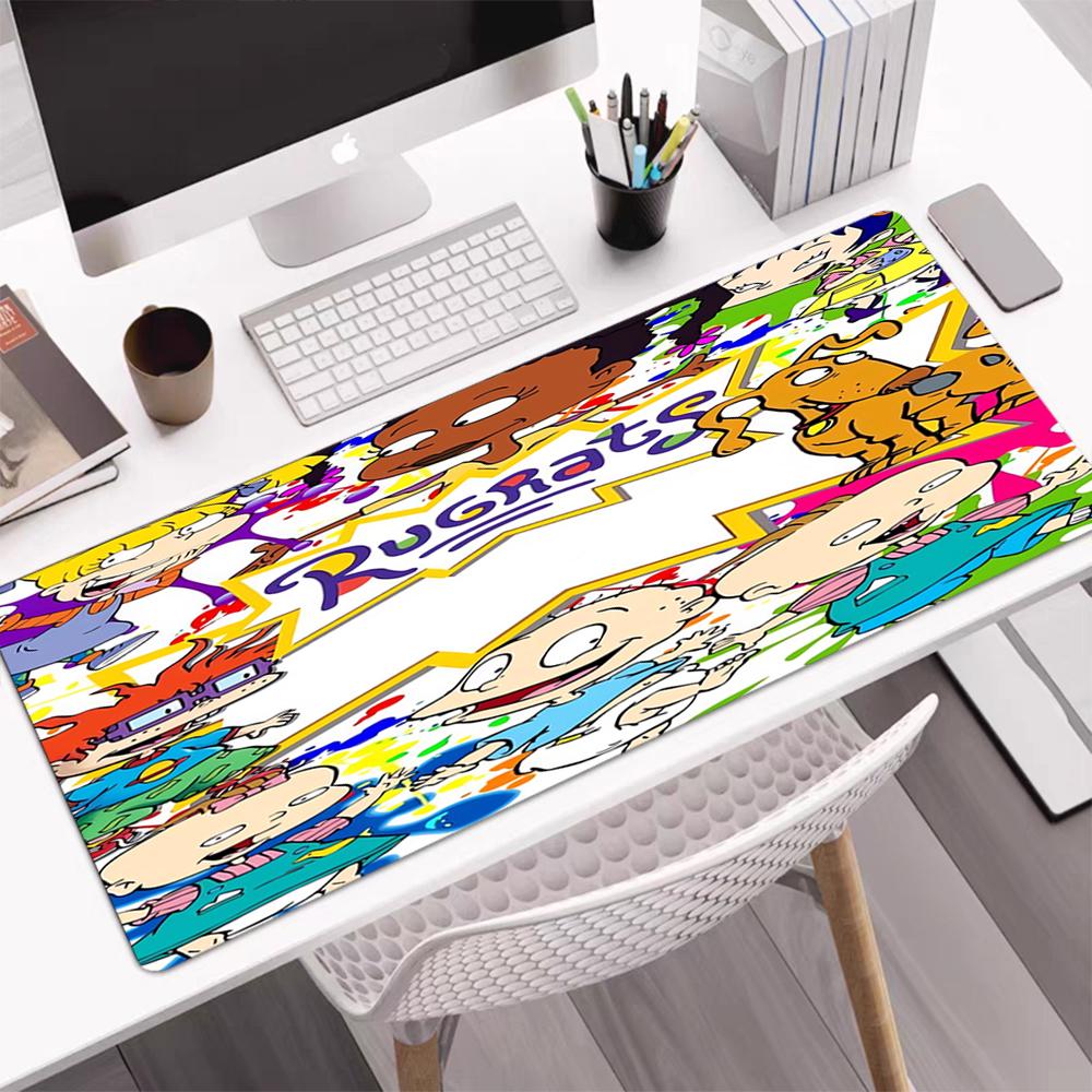 Rugrats Theme Mouse Pad, Non Slip Rubber Base, Multifunctional Office & Home Decor, Perfect for Workspace Personalization.