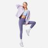 Li Ning Fitness Series влагоотводящий термофлисовый кардиган с капюшоном реглан Dopamine с длинным рукавом женская толстовка AWDU562-6