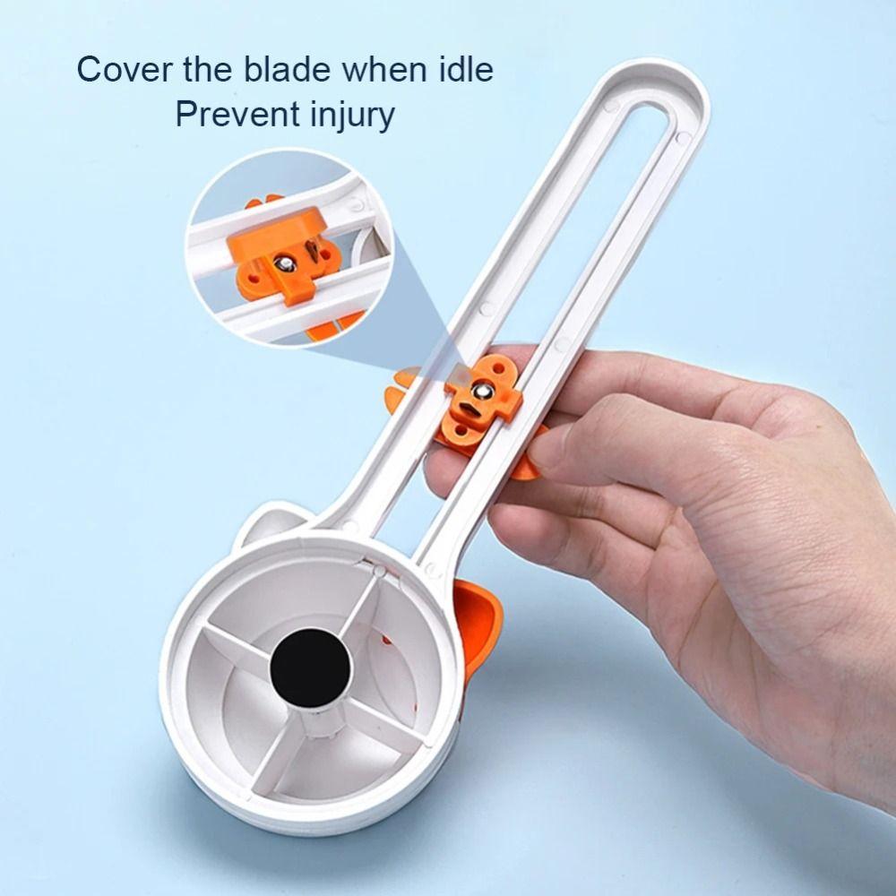 Cute Kitty 360° Rotary Circle Cutter Paper Card Photo Round Cutting Tool  Laminate